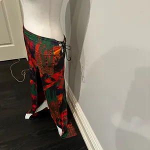 Tiger Mist Black Red & Green Design Maxi Skirt thumbnail 2