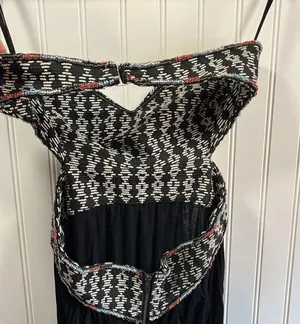 Dolce Vita beaded backless maxi dress Black thumbnail 3