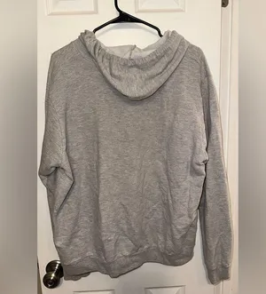 Lightweight Grey Hooded Jacket Gray Size XL thumbnail 2