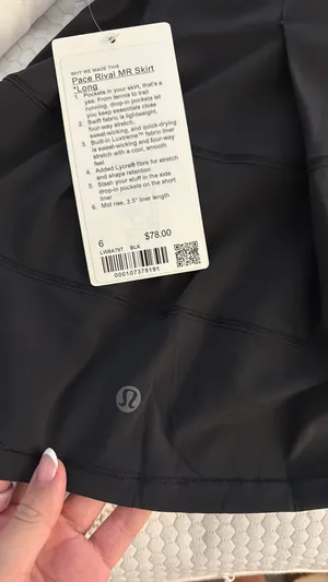 Lululemon Pace Rival Skirt Mid-Rise Long thumbnail 4