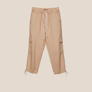 Urban Outfitters Women's Striped Elastic Waist Drawstring Cargo Jogger Pants thumbnail 2
