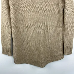 Faded Glory cable knit camel color sweater size small thumbnail 8