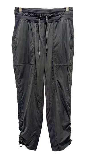 Lululemon Beyond the Studio Jogger Women 4 Grey Excellent Pinstripe LW6CDQS‎ thumbnail 1