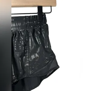 Lululemon Hotty Hot Shorts II *2.5" Manifesto 20YR Manifesto Foil Black thumbnail 5