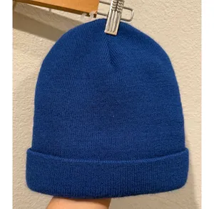 TIMBERLAND Pro Blue Unisex Cuffed Beanie Stretchable Rib-Knit Watch Cap thumbnail 2