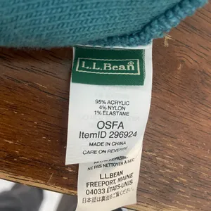 L.L. Bean Colorful Knit Pom Beanie with Logo thumbnail 3