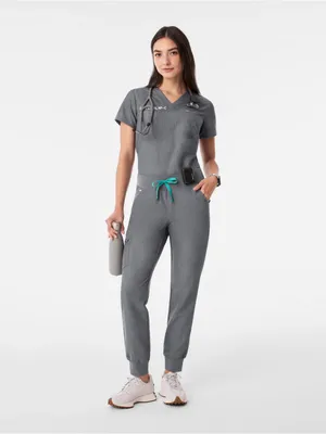 FIGS NWOT granite Zamora jogger scrub- small petite thumbnail 2