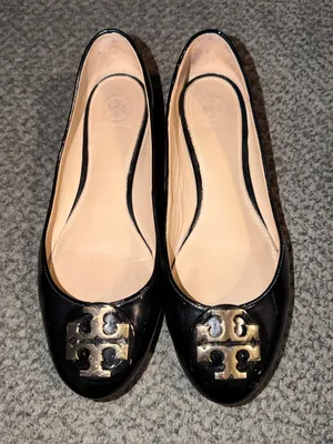 Tory Burch Claire Patent Leather Ballet Flats Size-7.5 thumbnail 2