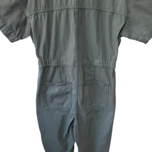 Free People Marci Coverall Jumpsuit in Washed Army Grunge Work Outdoors M‎ thumbnail 9