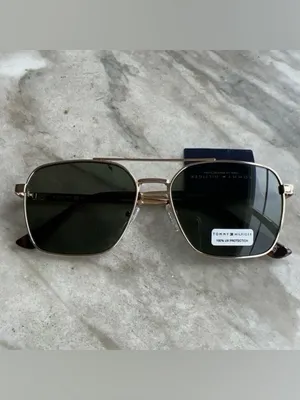 NWT TOMMY HILFIGER MM OM687 Gold/Green Mens Sunglasses thumbnail 8