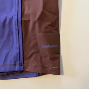 Lululemon Athletica Purple and Brown Shorts thumbnail 2