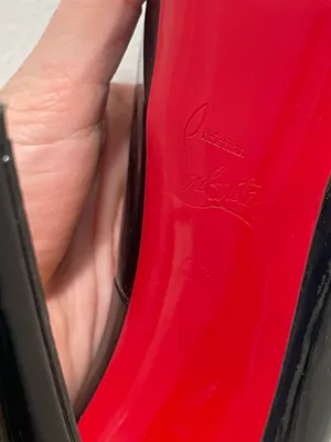 Christian Louboutin lady peep platform patent black EU37 thumbnail 6