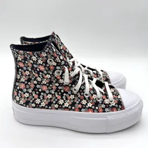 Converse Women's Chuck Taylor All Star Lift Platform Petite Petals Shoes White 7 thumbnail 2
