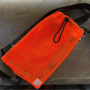 Free People Movement Mini Mesh Sling Bag in Orange thumbnail 2