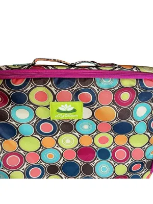 Lily Bloom Laptop Travel Bag Multicolor Circle thumbnail 4