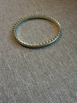 Kendra Scott Gold Crystal Rim Bangle Bracelet thumbnail 4