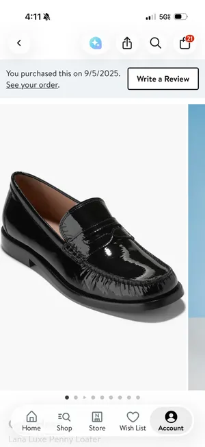 Cole Haan Penny Loafers Black Patent thumbnail 3