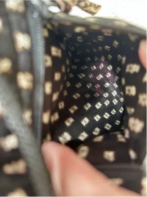 Women's Vera Bradley Black & Brown Zebra Print Quilted Backpack One Size thumbnail 7