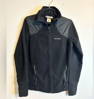 Columbia Woman’s Black Fleece Jacket thumbnail 1