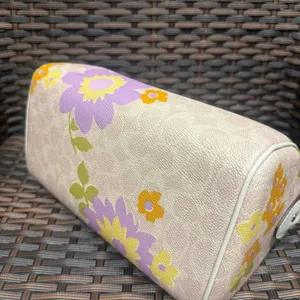 coach Rowan Satchel Bag In Signature Canvas With Floral Print cbg72 thumbnail 4