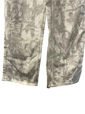 Hollister NWOT Low Rise Baggy Jeans Camo Real Tree Denim Y2K Size 2 26 Short thumbnail 5