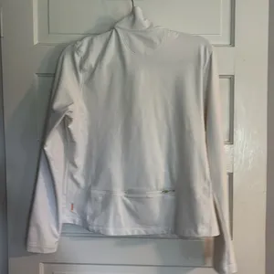 Women's White Lucy Exercise Jacket Size XL thumbnail 6
