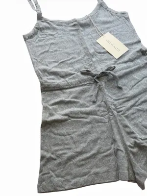 Coyuchi Womens Solstice Organic Short Romper Gray Heather XSmall NWT thumbnail 5
