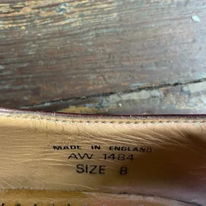 Rare 80’s DR. MARTENS Made in England 3-eye Brown Oxfords AW 1484 - M 9, W 10 thumbnail 11