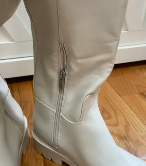 Nine West Tall White Boot thumbnail 4
