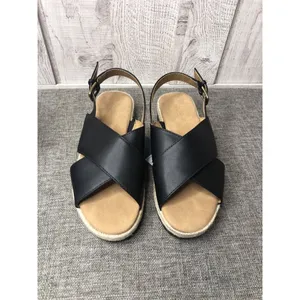 Universal Threads Womens Size 6.5 Black Sandals Frances Sporty Platform Strap thumbnail 4