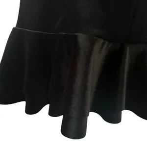 DO+BE Black Velvet Dress NWT One Shoulder Y2K It Girl Med Layered Cocktail Party thumbnail 8
