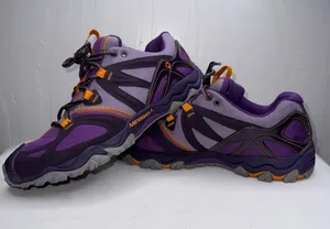 The Merrell Women's Grassbow Sport GORE-TEX hiking shoe Plum/Purple thumbnail 1