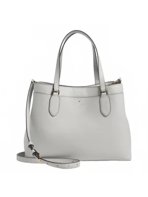 Kate Spade Sienna Medium Satchel Crossbody Bag PLATINUM GREY thumbnail 2