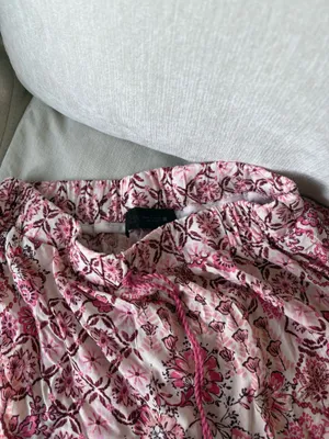 Zara Pink Floral Maxi Skirt  thumbnail 4