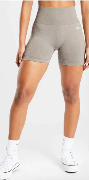 AYBL Empower Seamless Shorts in Light Gray 7” - Size XS thumbnail 1