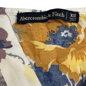 Abercrombie & Fitch Floral Wrap‎ Top Tie Crop Cottagecore Soft Girl Feminine XS thumbnail 3