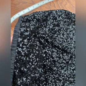 Gina Tricot mix & match sequin maxi skirt in black thumbnail 7