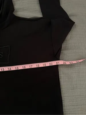 GUESS women Black Hooded Sweatshirt - Embroidered Logo thumbnail 7