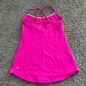 Lululemon hot pink workout tank thumbnail 2