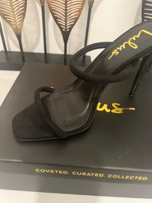 Lulus  Elegant Black Heels Size 8 thumbnail 3
