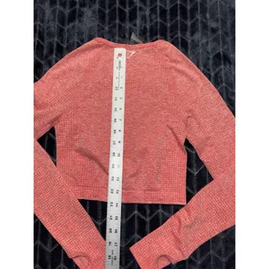 Gymshark Vital Seamless Orange Long Sleeve Crop Top Size XSmall thumbnail 7