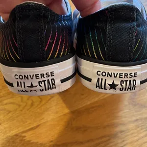 Converse Chuck Taylor All Star Ox "All Of the Stars" Women Shoes Black-White- 7M thumbnail 8
