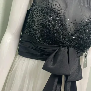 Sherri Hill black & white mini dress size 14 11038 NEW thumbnail 4