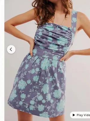 Free People NEW Meet Me In Maui Mini Dress thumbnail 1