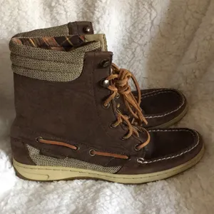 Sperry lace up boots/shoes winter shoes sperry ankle booties outdoor sho…​​ thumbnail 2