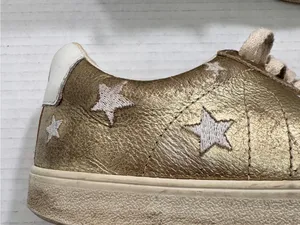 Veja X Madewell Gold Star Leather Lace Up Sneakers Womens 8 Casual Flat Shoes thumbnail 10