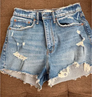 Abercrombie Curve Love Jean Shorts thumbnail 1