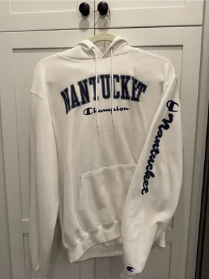 Champion Nantucket White Pullover Hoodie thumbnail 2