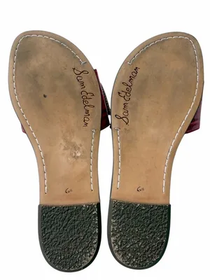 EUC Sam Edelman Leather Granada Sandals Pink Size 6.5 thumbnail 6