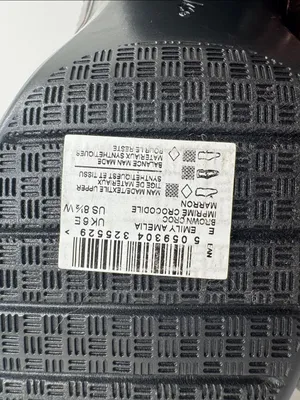 Clarks Emily Amelia Loafers Women's US 8.5 W Brown Croc Patent Shoes thumbnail 12